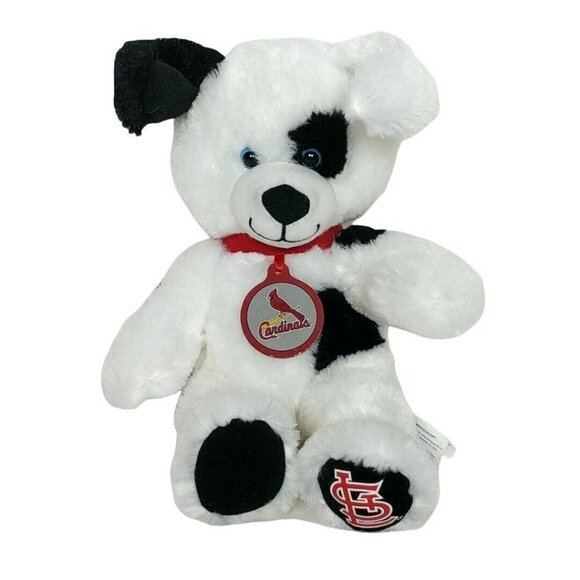 Build A Bear St Louis Cardinals Teddy Bear Dog - Picture 1 of 4